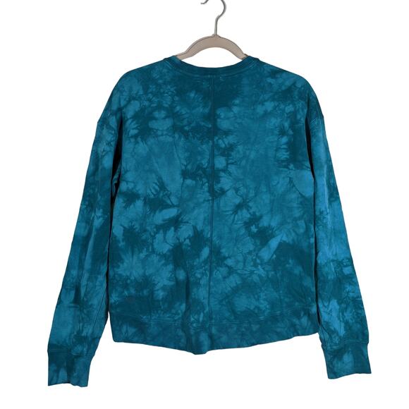 All in Motion Sweatshirt XS Long Sleeve Tie Dye French Terry Crewneck Thumbholes - Picture 3 of 10